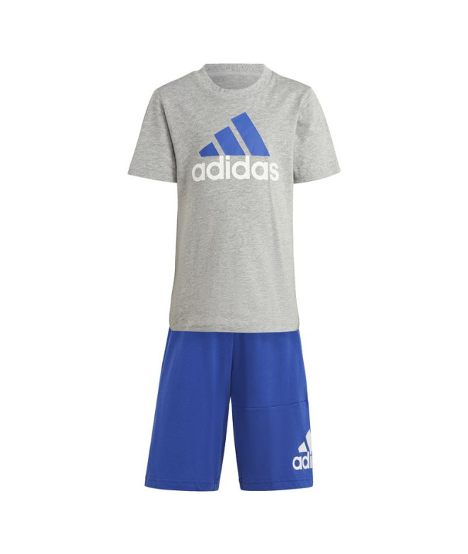 Conjunto adidas Essentials Logo Gris Infantil
