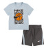 Conjunto Nike Df Icon Short Gris Niño