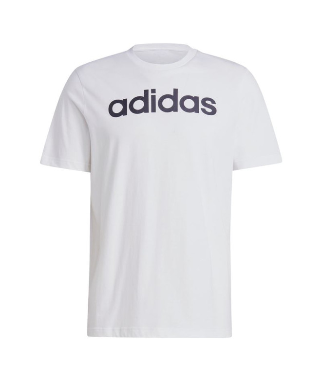 Camiseta adidas Essentials Linear Logo Blanco...