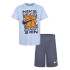 Conjunto Nike Df Icon Short Gris Niño