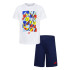 Conjunto Nike Nsw Add Ft Short Azul Niño