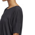 Camiseta de Yoga adidas Studio Oversized Negro Mujer