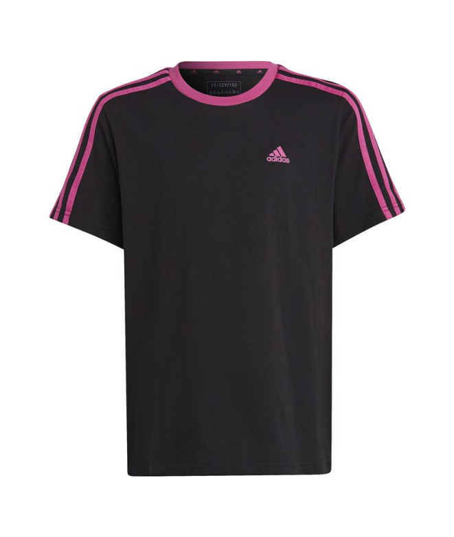 Camiseta adidas Essentials Cotton Negro Niña