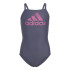 Bañador de Natación adidas Big Logo Azul Niña
