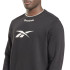 Sudadera de Fitness Reebok RI Arch Logo Vector Crew negra Hombre