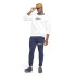 Sudadera de Fitness Reebok Identity Arch Logo Fleece blanca Hombre