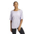 Camiseta adidas Yoga Studio Oversized Lila Mujer
