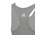 Sujetador Deportivo adidas Essentials Linear Logo Cotton Gris Mujer