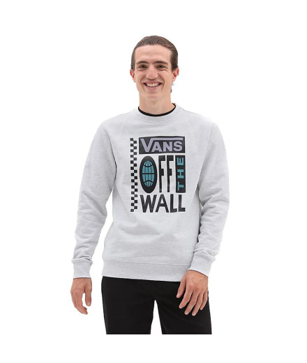 Sudadera Vans Global Stack Blanco Hombre