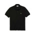 Polo Lacoste Canalé Negro Hombre