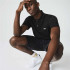 Polo Lacoste Canalé Negro Hombre