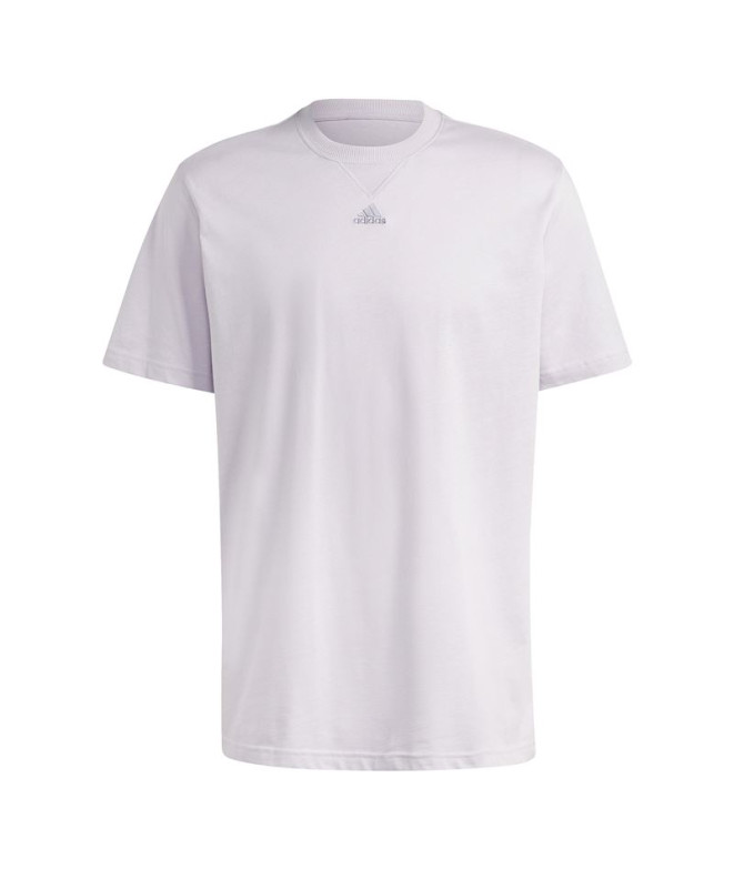 Camiseta adidas All Szn Lila Hombre
