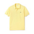 Polo Lacoste Canalé Amarillo Hombre