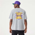 Camiseta New Era Championship LA Lakers Gris Hombre