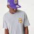 Camiseta New Era Championship LA Lakers Gris Hombre