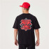 Camiseta New Era Championship Chicago Bulls Negro Hombre
