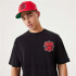 Camiseta New Era Championship Chicago Bulls Negro Hombre