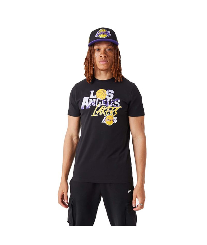 Camiseta New Era NBA Infill Graphic LA Lakers...