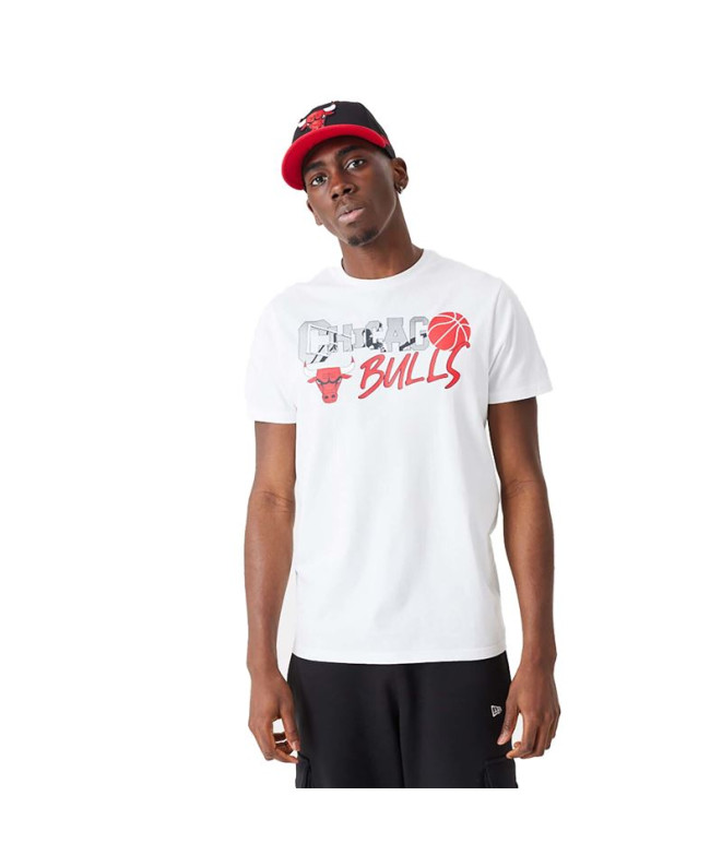 Camiseta New Era NBA Infill Graphic Chicago...
