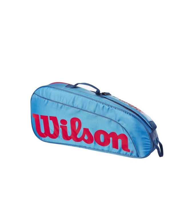 Raquetero Wilson Junior Pack 3 Azul