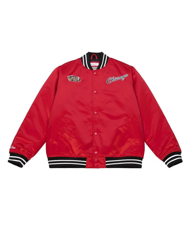 Chaqueta Mitchell & Ness Chicago Bulls Rojo Hombre