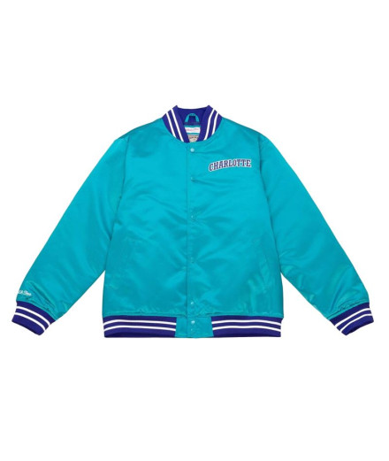 Chaqueta Mitchell & Ness Charlotte Hornets Azul Hombre