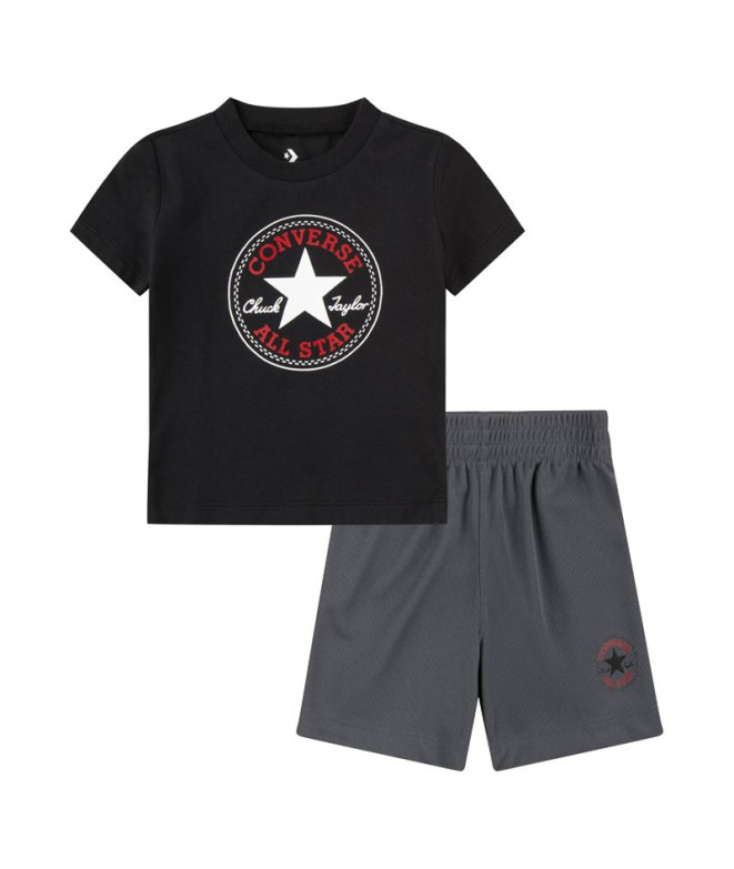 Conjunto Converse SS Camiseta y Pantalón Gris