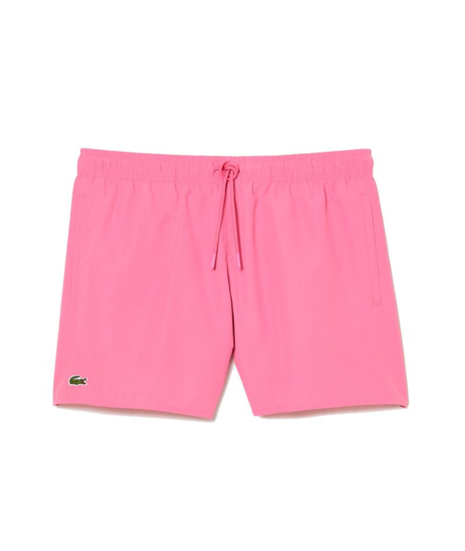 Bañador Lacoste Rosa Hombre
