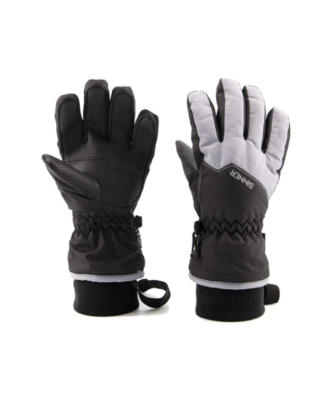 Manoplas de Esquí Sinner Phoenix Infantil Negro