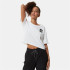 Camiseta The North Face Cropped Fine Mujer Negro