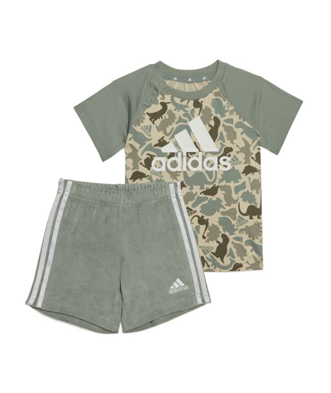 Conjunto adidas I Aop Co T Set Infantil