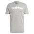 Camiseta adidas Essentials Logo Linear Hombre Gris