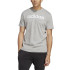Camiseta adidas Essentials Logo Linear Hombre Gris