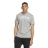 Camiseta adidas Essentials Logo Linear Hombre Gris