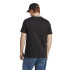 Camiseta adidas Essentials Single 3 Bandas Hombre Negro