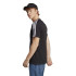 Camiseta adidas Essentials Single 3 Bandas Hombre Negro