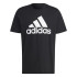 Camiseta adidas Essentials Single Big Logo Hombre Negro