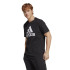 Camiseta adidas Essentials Single Big Logo Hombre Negro