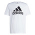 Camiseta adidas Essentials Single Big Logo Hombre Blanco