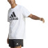 Camiseta adidas Essentials Single Big Logo Hombre Blanco