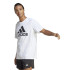 Camiseta adidas Essentials Single Big Logo Hombre Blanco