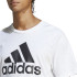 Camiseta adidas Essentials Single Big Logo Hombre Blanco