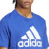 Camiseta adidas Essentials Single Big Logo Hombre Azul
