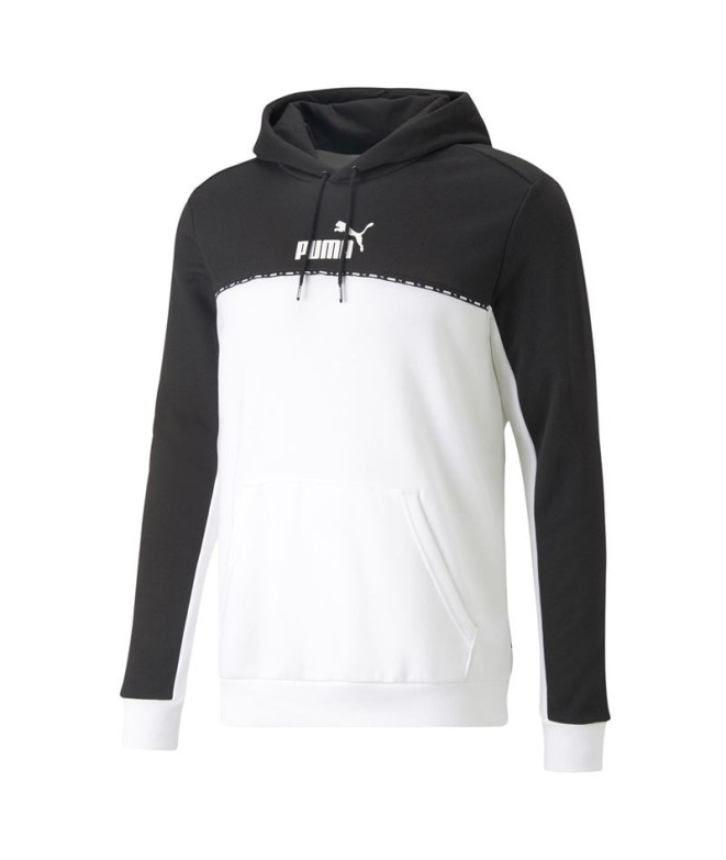 Sudadera Puma Essentials Block X Tape Hombre Black