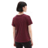 Camiseta Vans Lock Box Crew-B Granate Mujer