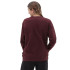 Sudadera Vans Lock Box Crew-B Granate Mujer