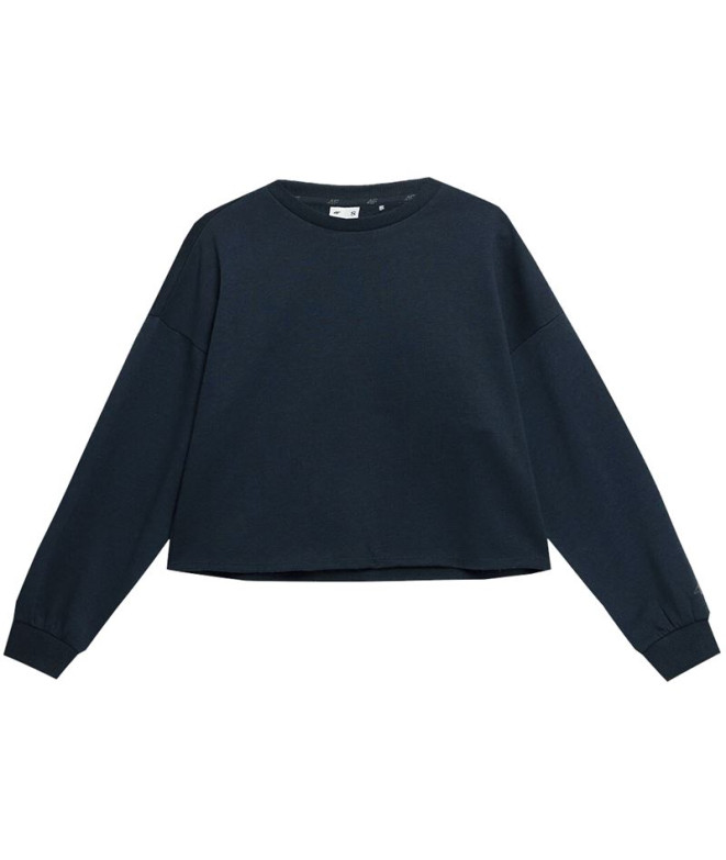 Sudadera de yoga 4F Azul Marino Mujer