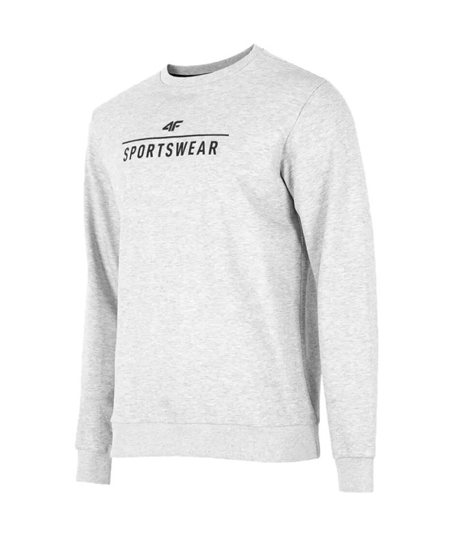 Sudadera 4F BLM350 Gris Hombre