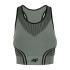 Sujetador deportivo de yoga 4F negro Mujer