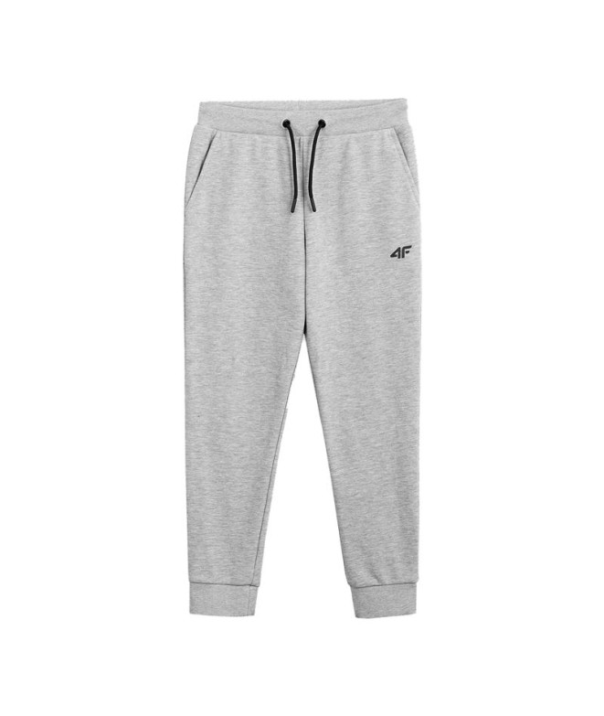 Pantalones largos 4F Jogger Niño Grey